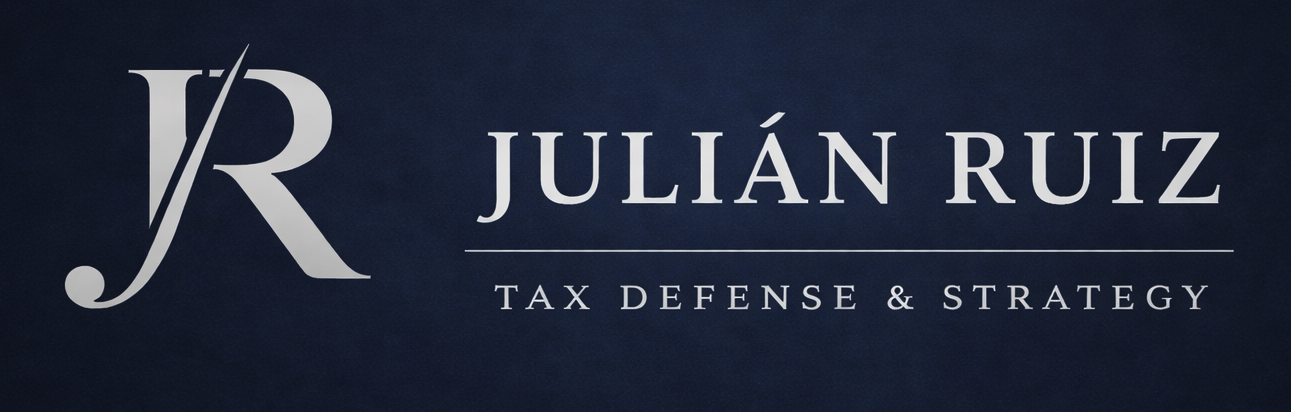 Julián Ruiz — Tax Defense & Strategy